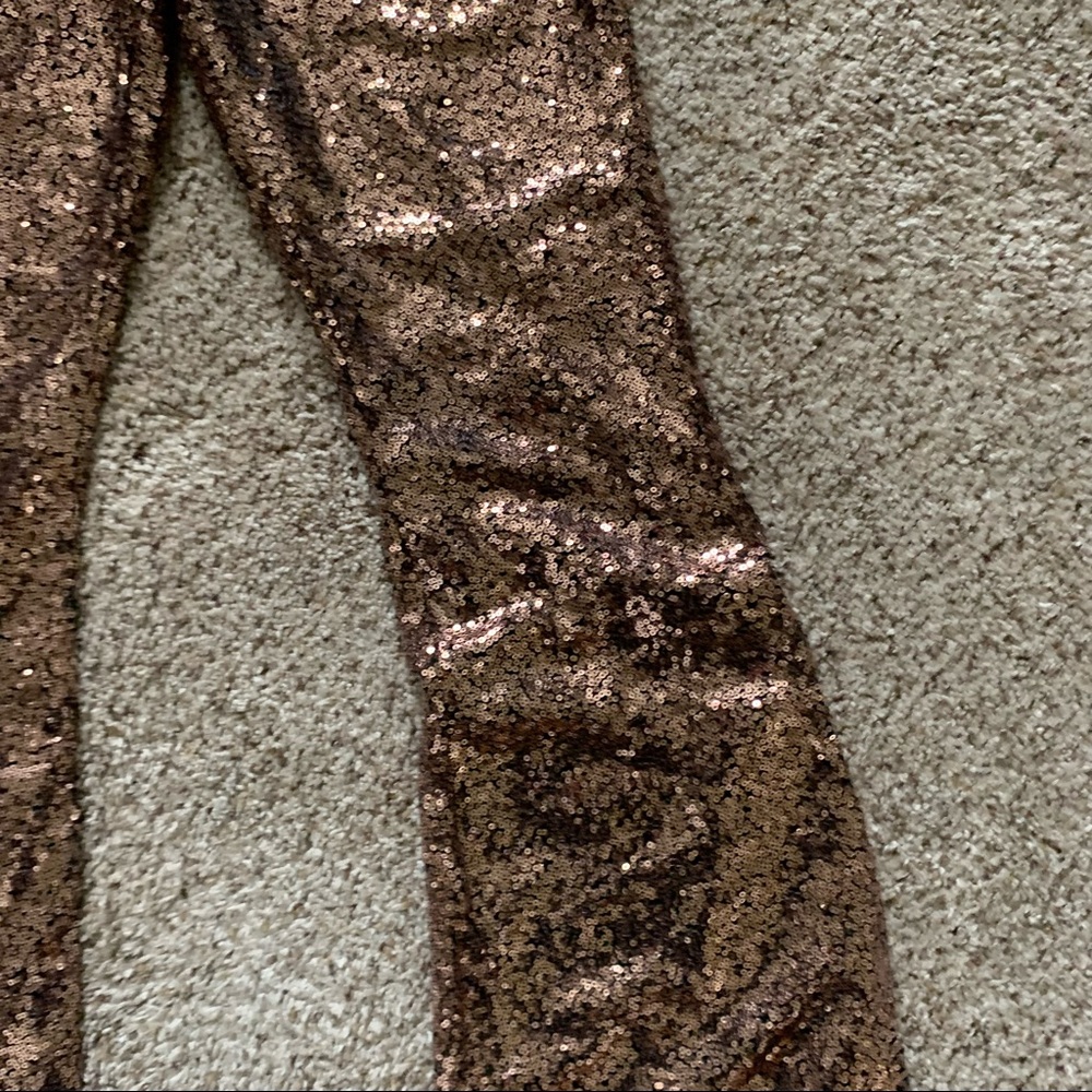 Flared Sequin Pants - image 2